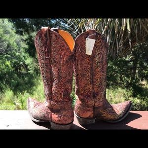 OldGringoSwarovski Crystal Boots